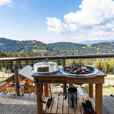 1A Chalet "Wolke" Wandern, Grillen, Wellness Im Traumhaus Wolfsberg Luaran gambar